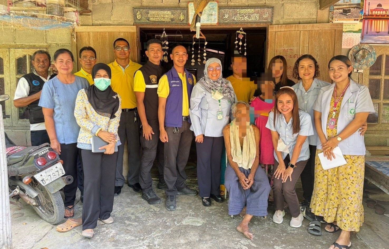 ลงพื้นที่ดูแลผู้ป่วยที่มีอาการทางจิตจากสารเสพติด เข้าเกณฑ์ SMI-V