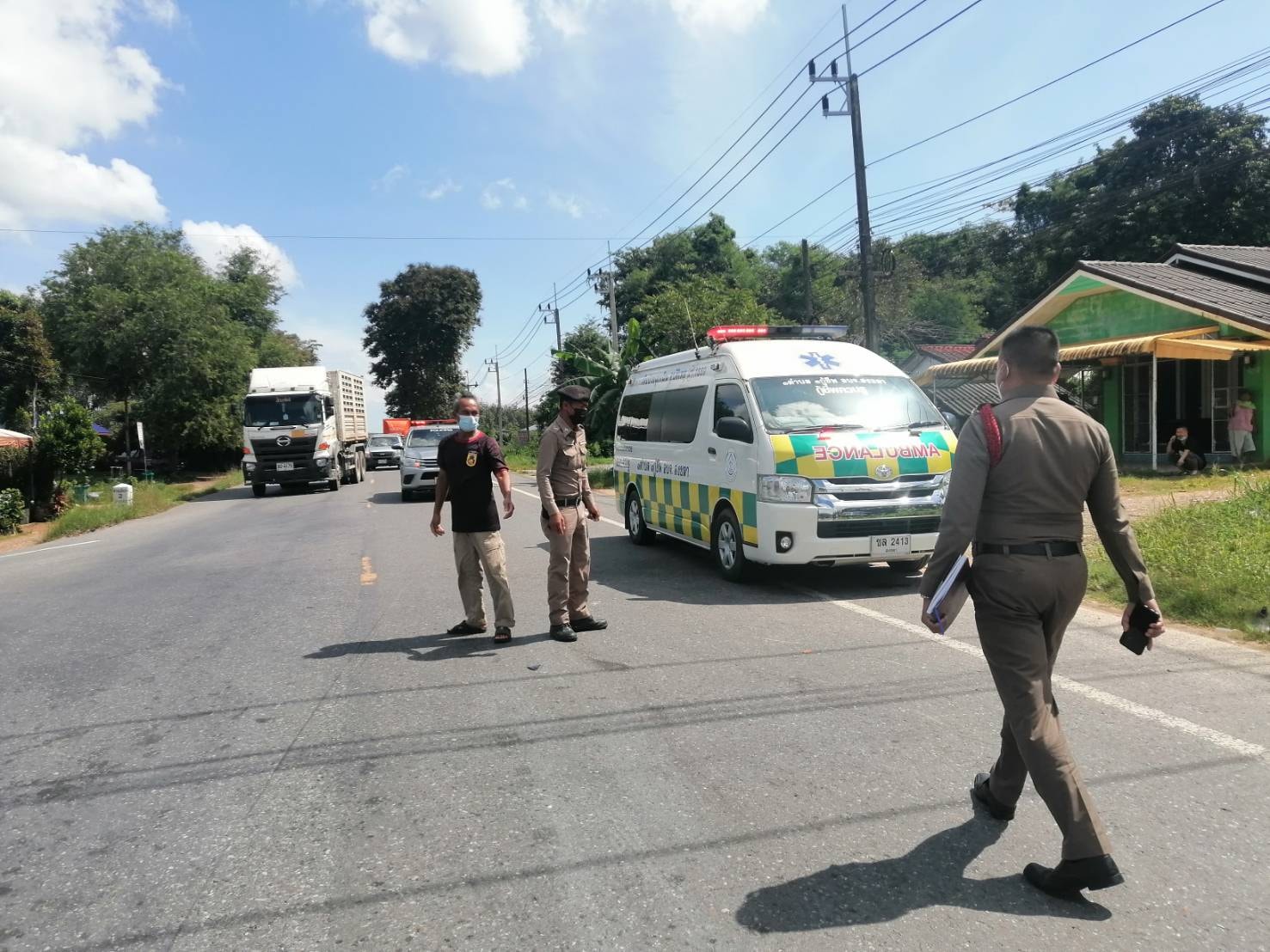 ..อุบัติเหตุเจ็บ 1 ราย…