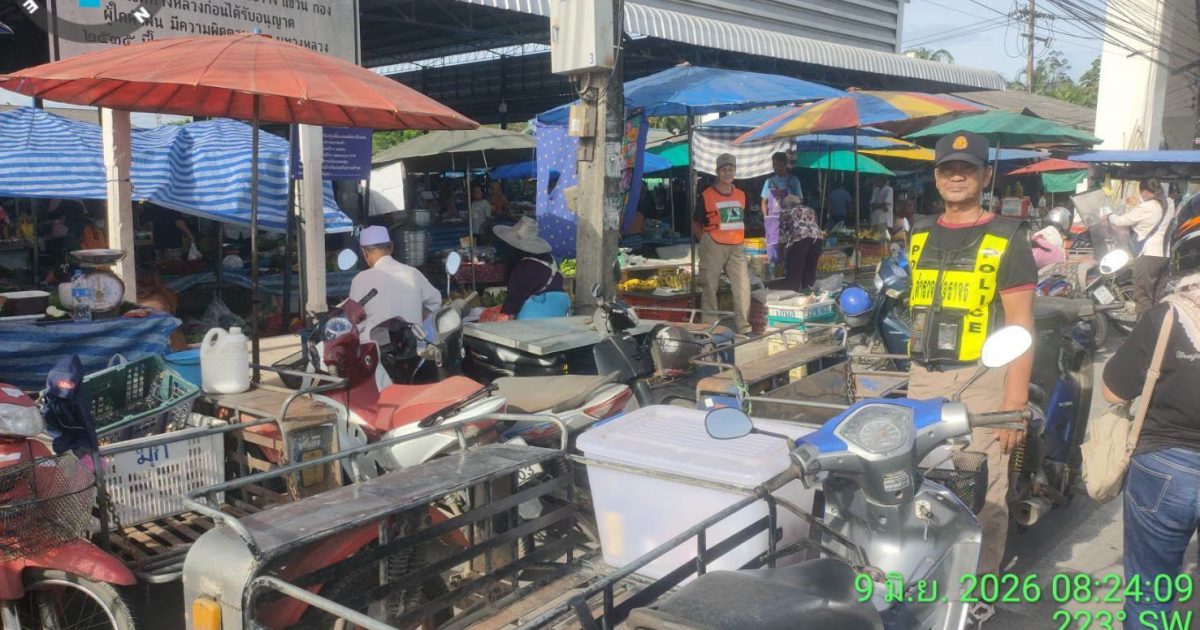 719625152_1519974392962678_4302883470610636469_n-1200x630 อำนวยความสะดวกการจราจรและป้องกันเหตุตลาดนัดเทศบาลกำแพงเพชร