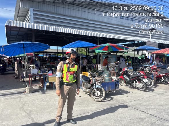 725743117_830236679962640_2220315367439952345_n รักษาความปลอดภัยและอำนวยการจราจร ณ ตลาดนัดเทศบาลกำแพงเพชร