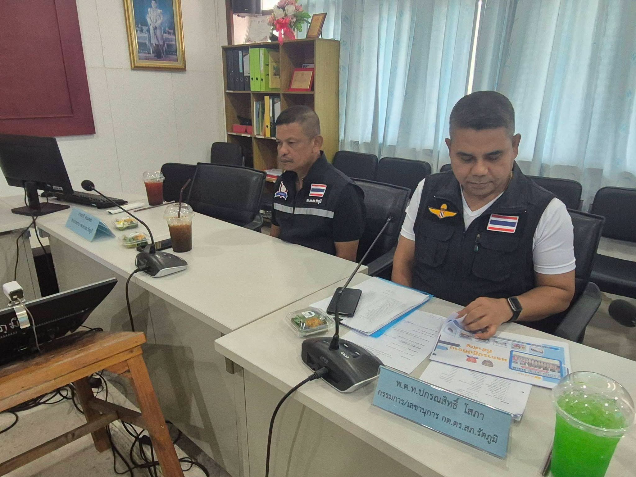 730809673_1725754448556157_3001483369018129973_n ประชุมคณะกรรมการตรวจสอบและติดตามการบริหารงานตำรวจ สภ.รัตภูมิ