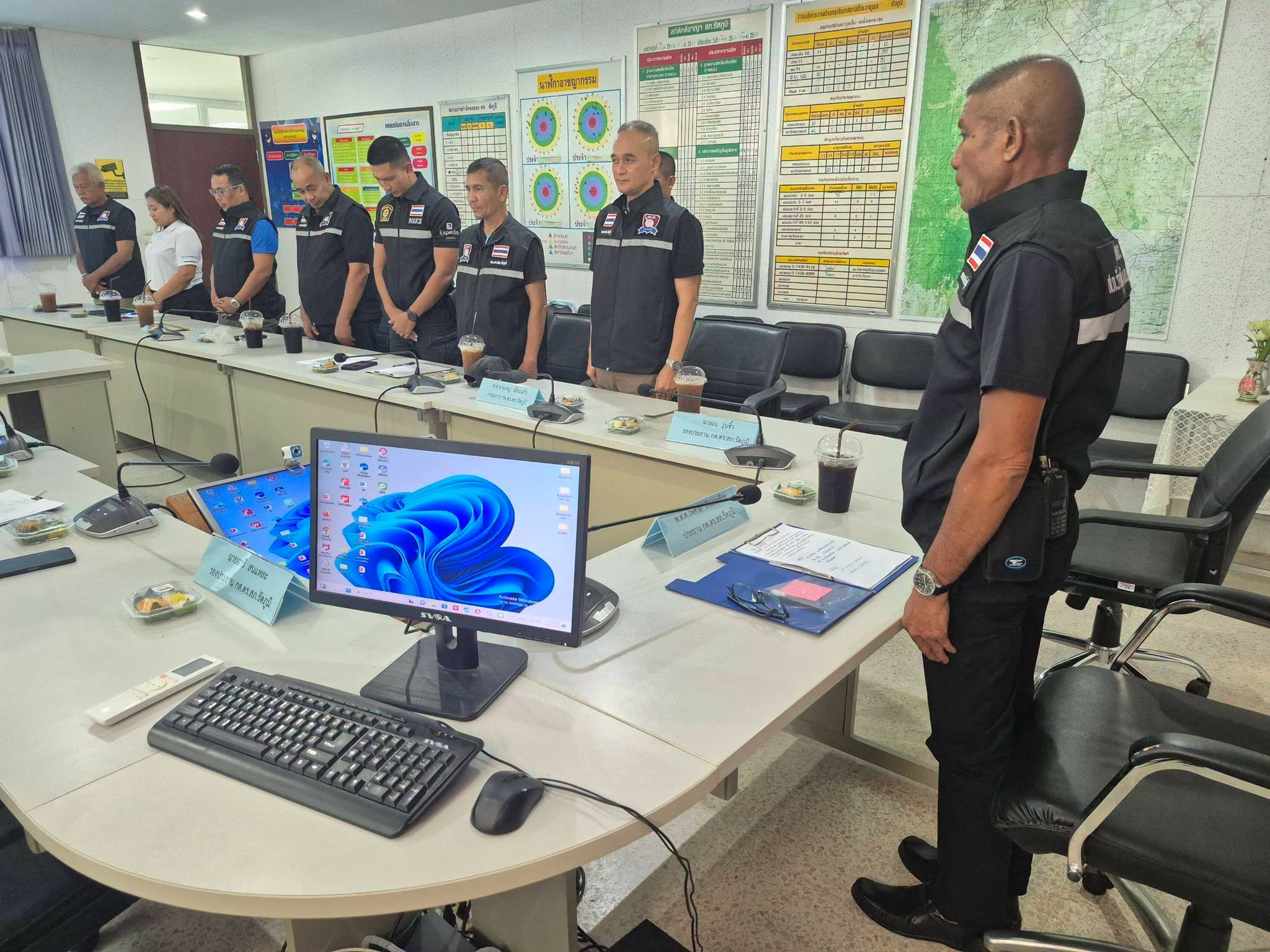731397850_2132569603954236_3973271800191099108_n ประชุมคณะกรรมการตรวจสอบและติดตามการบริหารงานตำรวจ สภ.รัตภูมิ