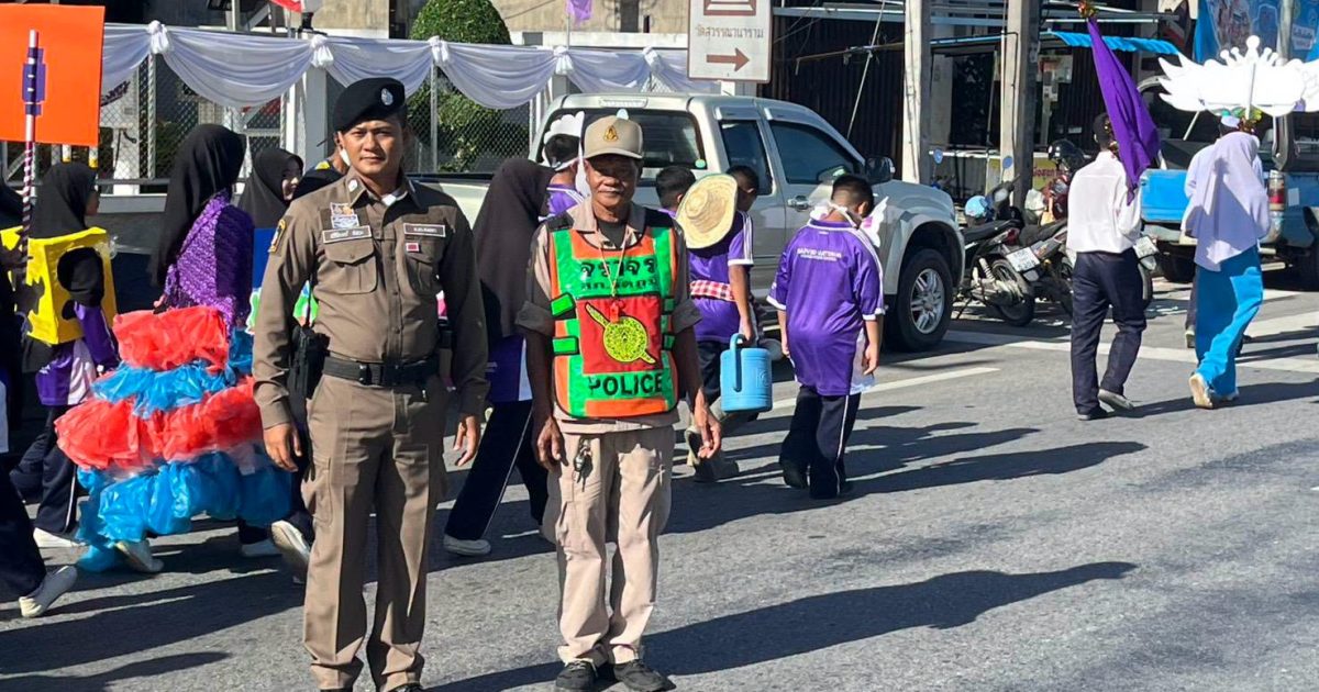 731754420_1050414077555073_2101574467457420543_n-1200x630 ว.4 อำนวยความสะดวกการจราจรขบวนพาเหรดคณะนักกีฬา ของ โรงเรียนสายยิดวิทยามูลนิธิ