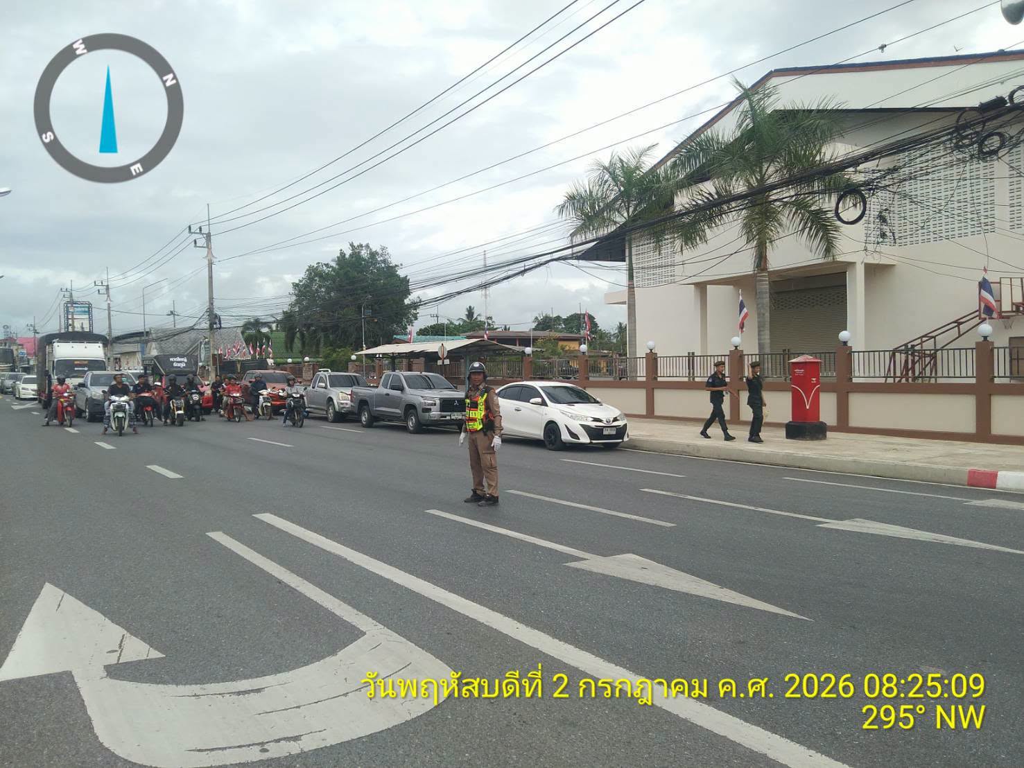 736412949_27764237663202294_751058591182208465_n อำนวยความสะดวกการจราจร ขบวนพาเหรดของโรงเรียนมัธยมสิริวัณวรี 2 สงขลา