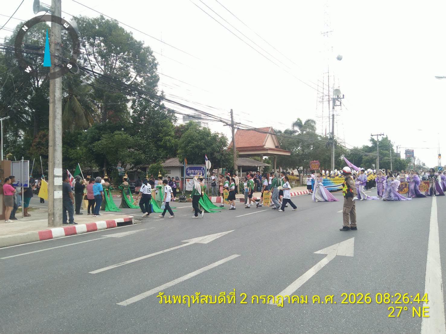 737422226_1309815527538160_5829147203596689305_n อำนวยความสะดวกการจราจร ขบวนพาเหรดของโรงเรียนมัธยมสิริวัณวรี 2 สงขลา