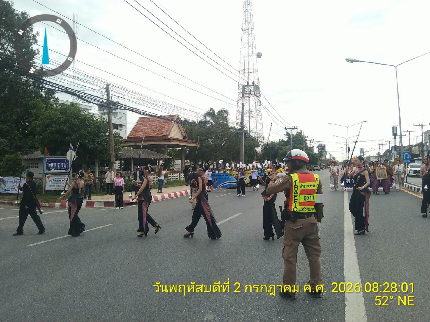738473264_2024651424824930_3982543364760955774_n อำนวยความสะดวกการจราจร ขบวนพาเหรดของโรงเรียนมัธยมสิริวัณวรี 2 สงขลา